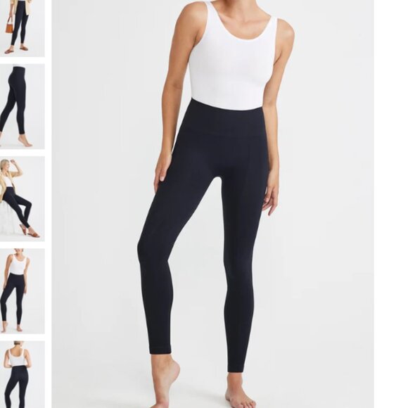 YUMMIE BLACK LEGGINGS - 2X - Picture 1 of 5